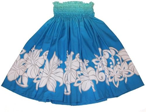 Rainbow Women's Hawaiian Pa'U Hula Skirt
