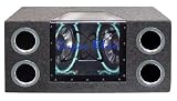 Pyramid BNPS102 10-Inch 1,000-Watt Dual-Bandpass System with Neon Accent Lighting