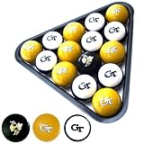 Officially Licensed Georgia Tech Yellowjackets NCAA Billiard Ball Set
