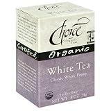 Choice Organic White Peony Tea, 16-Count Box (Pack of 6)
