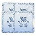 Tools & Hardware : Corelle Coordinates Blue Hearts Economy Gas Burner Covers, Set of 4