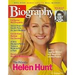 Biography Magazine August 2002 Helen Hunt, Ed Burns, Dr. Jerri Nielsen, Laura Ingalls Wilder book cover