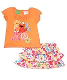 Sesame Street Tie-Dye Elmo 2-Piece Outfit (Sizes 12M - 24M)
