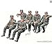 German Infantry on the march, WW II era 6 figures 1/35 Master Box 35137
