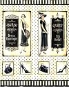 Paris Dress Shop Fabric Shower Curtain