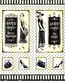 Paris Dress Shop Fabric Shower Curtain