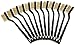 Steelex D2481 Brass Brush Set, 12-Piece