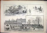 ATHLETICS 1887 SOUTHERN COUNTIES CROSS COUNTRY RUNNING