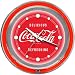 Trademark Large Deluxe Coca Cola 14-Inch Diameter Neon Clock with Two Neon Rings