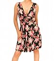 Blue Banana Black Floral Mini Dress