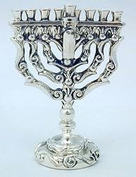 Sterling Silver Pomegranate Hanukia C-2665