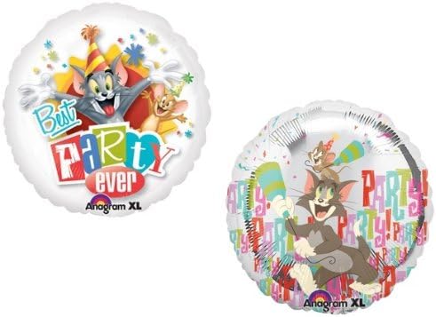 TOM And JERRY Cat MOUSE (2) 18" Mylar PARTY Balloons