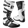 Answer Racing Podium Men's Off-Road Motorcycle Boots w/ Free B&F Heart Sticker - White