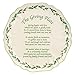 Lenox Holiday Carved Giving Plate,Ivory
