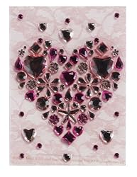 Martha Stewart Crafts Large Heart Gemstone Sticker
