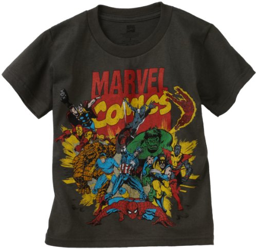  Marvel Boys 2-7 Comics License T-Shirt