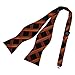 DBA7C07-09 Friendship Woven Microfiber Checkered Self-tied Bowtie By Dan Smith