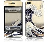 GelaSkins Protective Skin for the iPhone 4 "The Great Wave" with Access to  ....