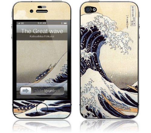 GelaSkins Protective Skin for the iPhone 4 “The Great Wave” with Access to Matching Digital Wallpaper Downloads