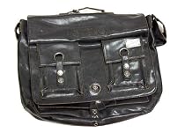 Graduate Men's Satchel - Distresses Black