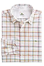 Long Sleeve Voile Check Shirt With Soft Collar