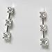 14K White Gold Diamond Earrings - 1.00 Ct.