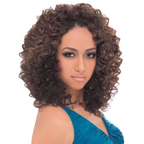 Outre Quick Weave Synthetic Half Wig - Mitzi - Color 1