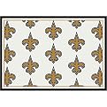 New Orleans Saints All-Over Logo Rug