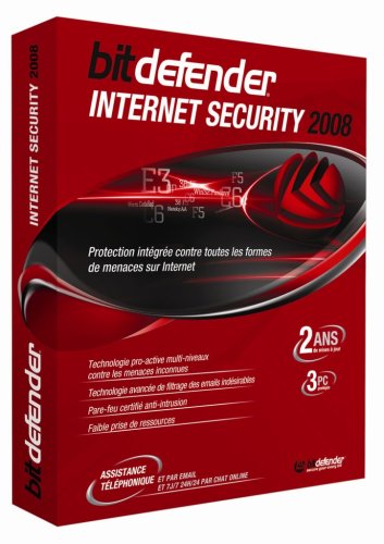 BitDefender Internet Security 2008 - (3 postes, 2 ans)