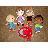 Disney Baby Little Einsteins Plush Set of 5 with Rocket, Annie, Leo, June, & Quincy