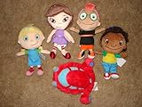 Disney Baby Little Einsteins Plush Set of 5 with Rocket, Annie, Leo, June, & Quincy