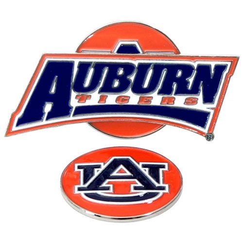 Auburn Tigers Ncaa Hat Clip W/ Golf Ball Marker