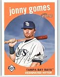 2008 Topps Heritage High Number #533 Jonny Gomes - Tampa Bay Devil Rays (Baseball Cards)