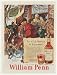 1947 William Penn Whiskey Spread Eagle Inn 1796 NH Print Ad
