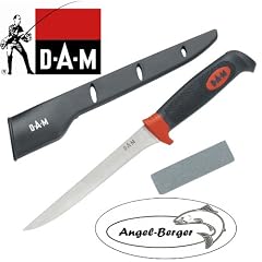 Filitiermesser SET 3-teilig + Schleifstein + gratis Angel Berger Aufkleber