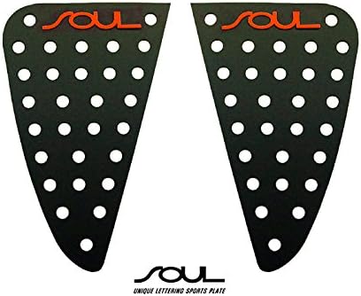 Window C-Pillar Lettering Sports Plate For Kia 2008-2012 Soul /Red