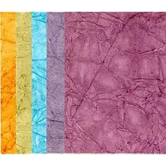 5er-Pack Bastelpapier-Set Nr. 102 - Batiks je 17,5 x 13 cm