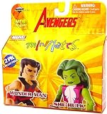Marvel Minimates Avengers Wonder Man & She-Hulk Figure 2 Pack [Toy]