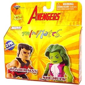 Marvel MiniMates Series 16 Avengers 2-Pack Wonder Man and She Hulk by Marvel