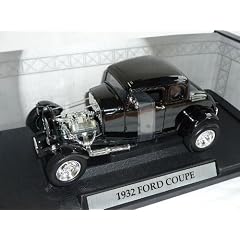FORD COUPE 1932 SCHWARZ HOT ROD OLDTIMER 1/18 MOTORMAX MODELLAUTO MODELL AUTO