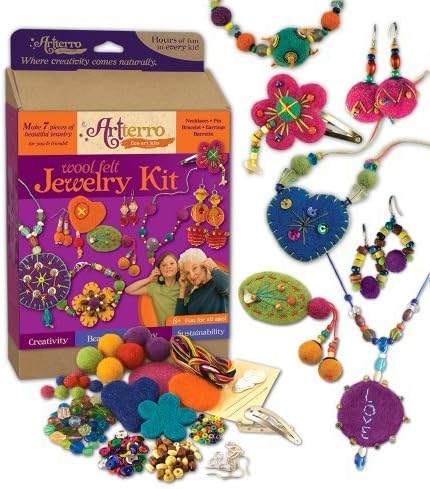 Wool Felt Jewelry by Artterro