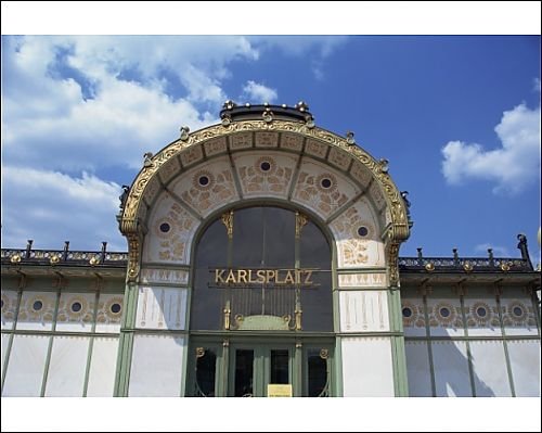 Photographic Prints of Karlsplatz Metro, art nouveau architecture, Vienna, Austria, Europe from Robert Harding