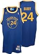 Rick Barry Jersey: adidas Blue Throwback Swingman #24 Golden State Warriors Jersey
