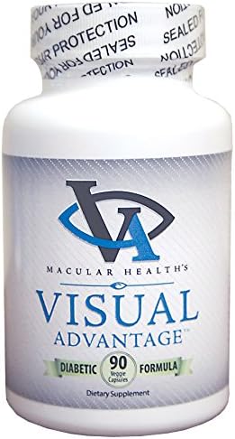 Diabetic Formula - Three Month Supply - Developed Specifically for Diabetic Eye Health - Contains Vitamins C, D, and E Along With Key Antioxidants Like Green Tea Leaf Extract, Zinc, Copper, Lutein and Zeaxanthin