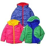 ベビー服 男の子 女の子 アウター フルジップ ジャケット リバーシブル 中綿  裏ボア男児 女児 ベビー (1.ピンク/95cm)