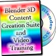 3D Content Creation Suite and Video Training 2-DVDs set for Windows, Mac OS X and Linux