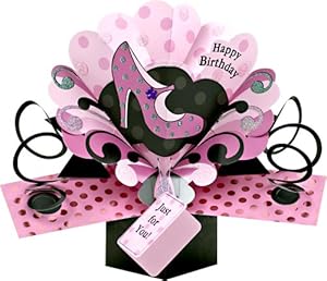 Second Nature Carte de voeux pop up pour anniversaire