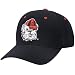 Zephyr Georgia Bulldogs Black DHS Fitted Hat