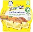 Gerber Graduates Pasta Pick-Ups Ravioli, Chicken and Carrot, 8 Count, 6 Oz