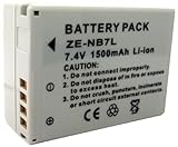 Zeikos ZE-NB7L Rechargeable Lithium Battery for Canon NB7L